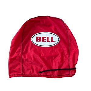 BELL MOTORCYCLE HELMET BAG MICROFIBER RED CARRY DRAWSTRING